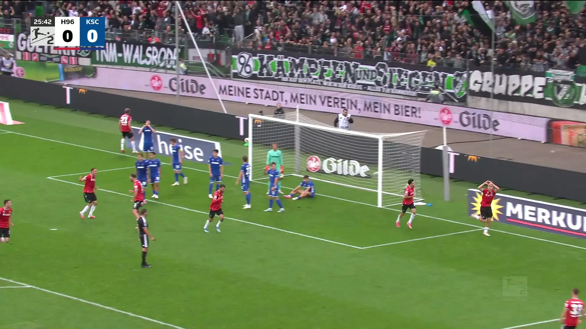 Melhores momentos: Hannover 96 2 x 2 Karlsruher SC pela Segunda Divisão da Bundesliga