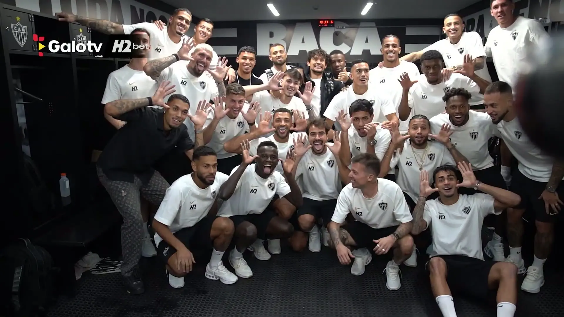 Bastidores da classificação do Galo sobre o Santos na Arena MRV