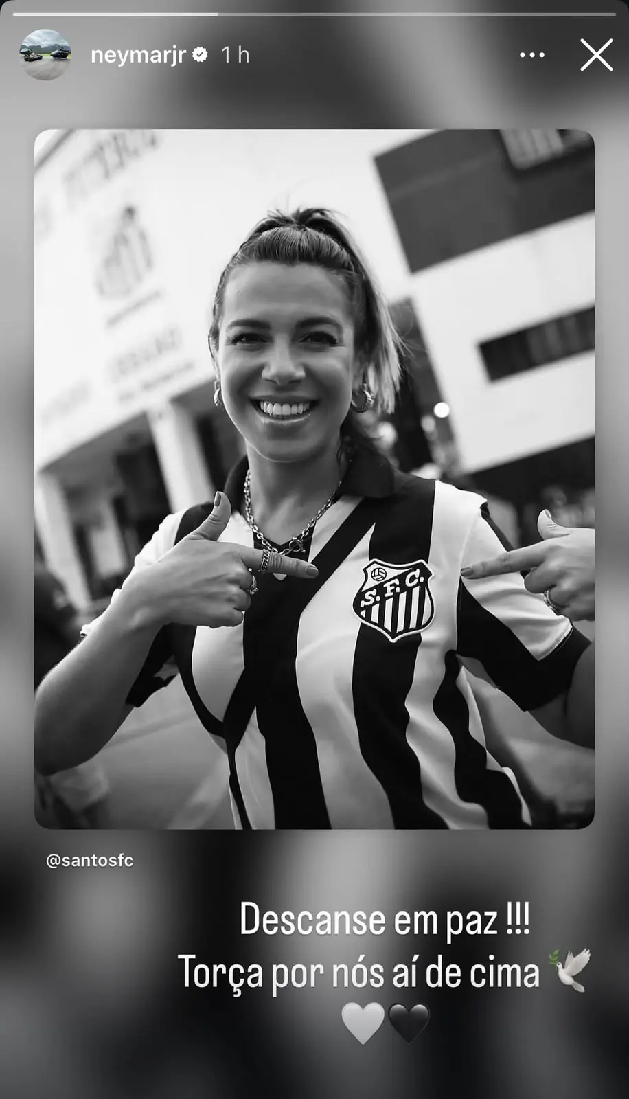 Morre Naty Potira, influenciadora e torcedora do Santos