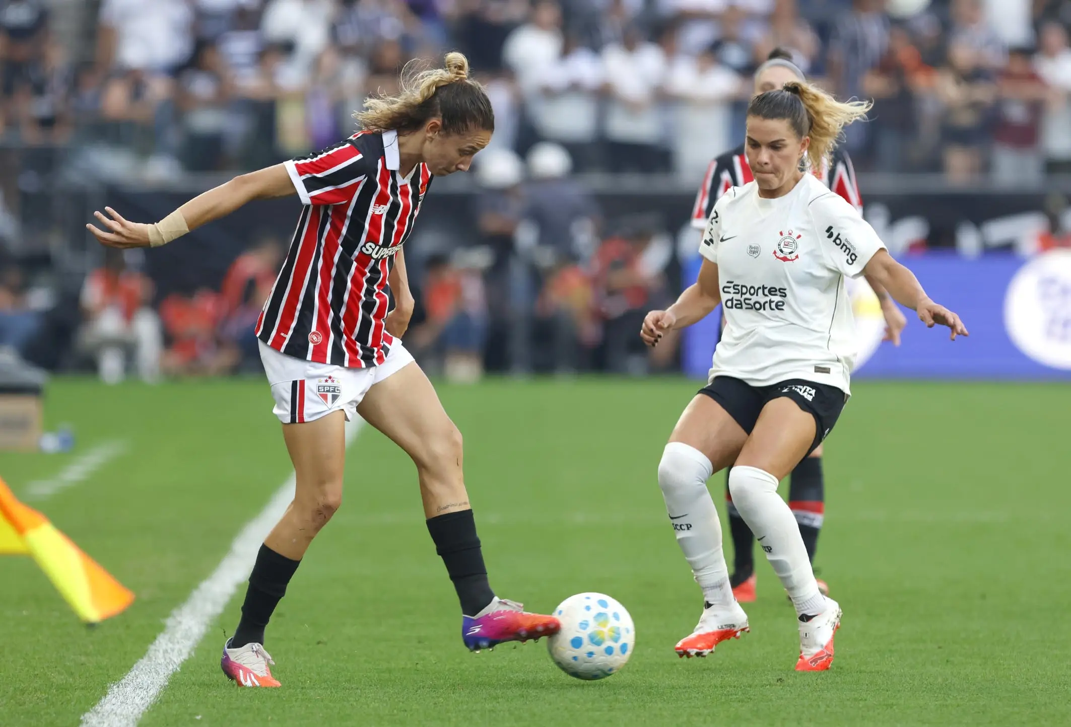 Corinthians x São Paulo: veja fotos do jogo de ida final do Brasileirão feminino