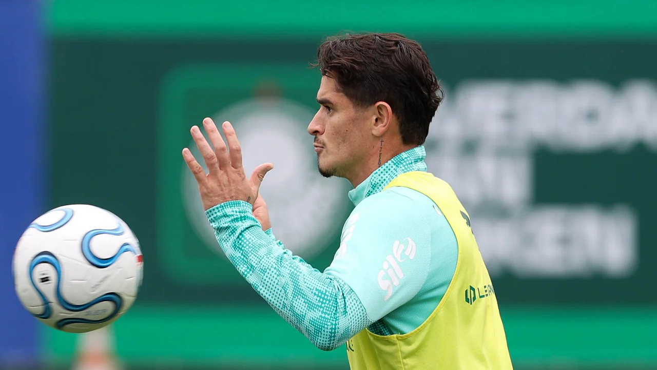 Confira as fotos do treino do Palmeiras desta segunda-feira
