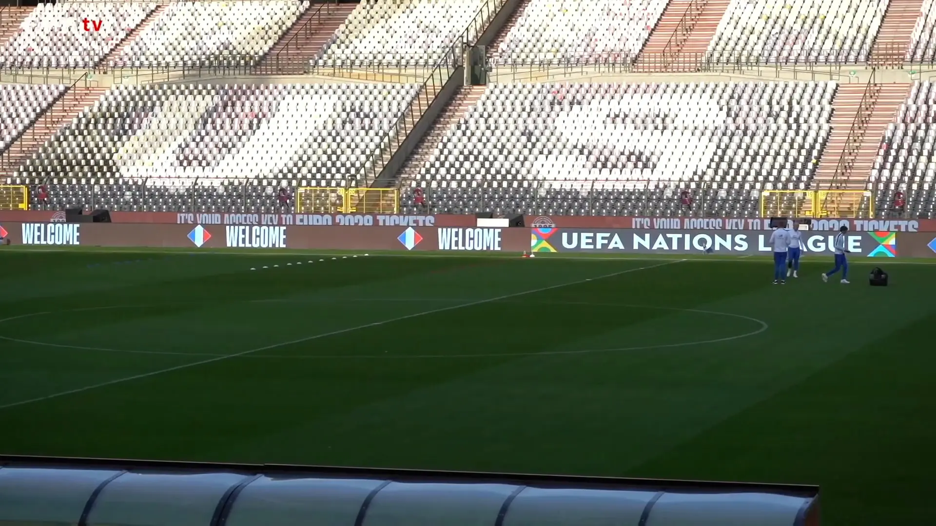 França faz último treino em Bruxelas antes do duelo com a Bélgica