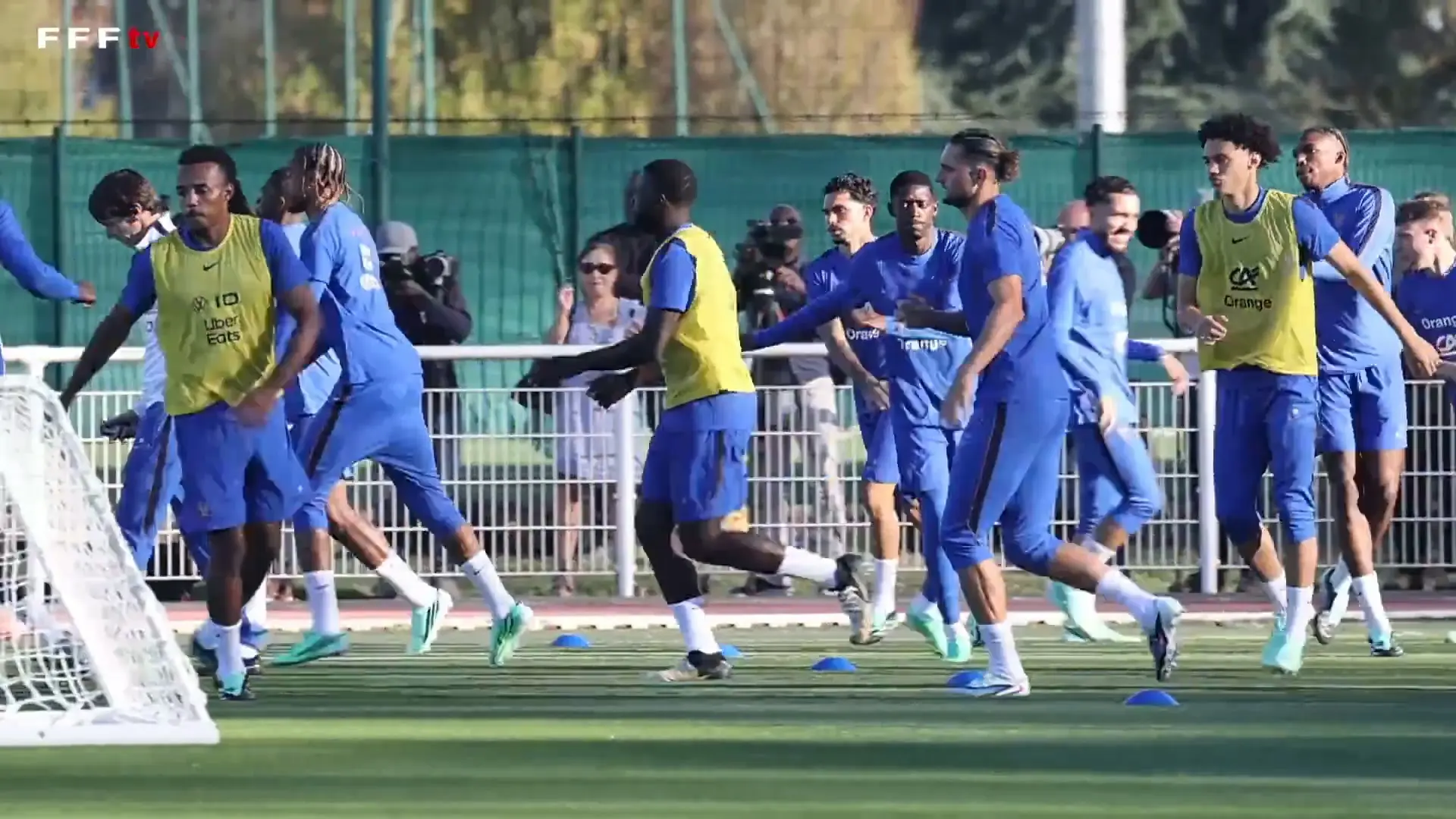 Segundo dia de treino da França em Clairefontaine antes do duelo com a Turquia