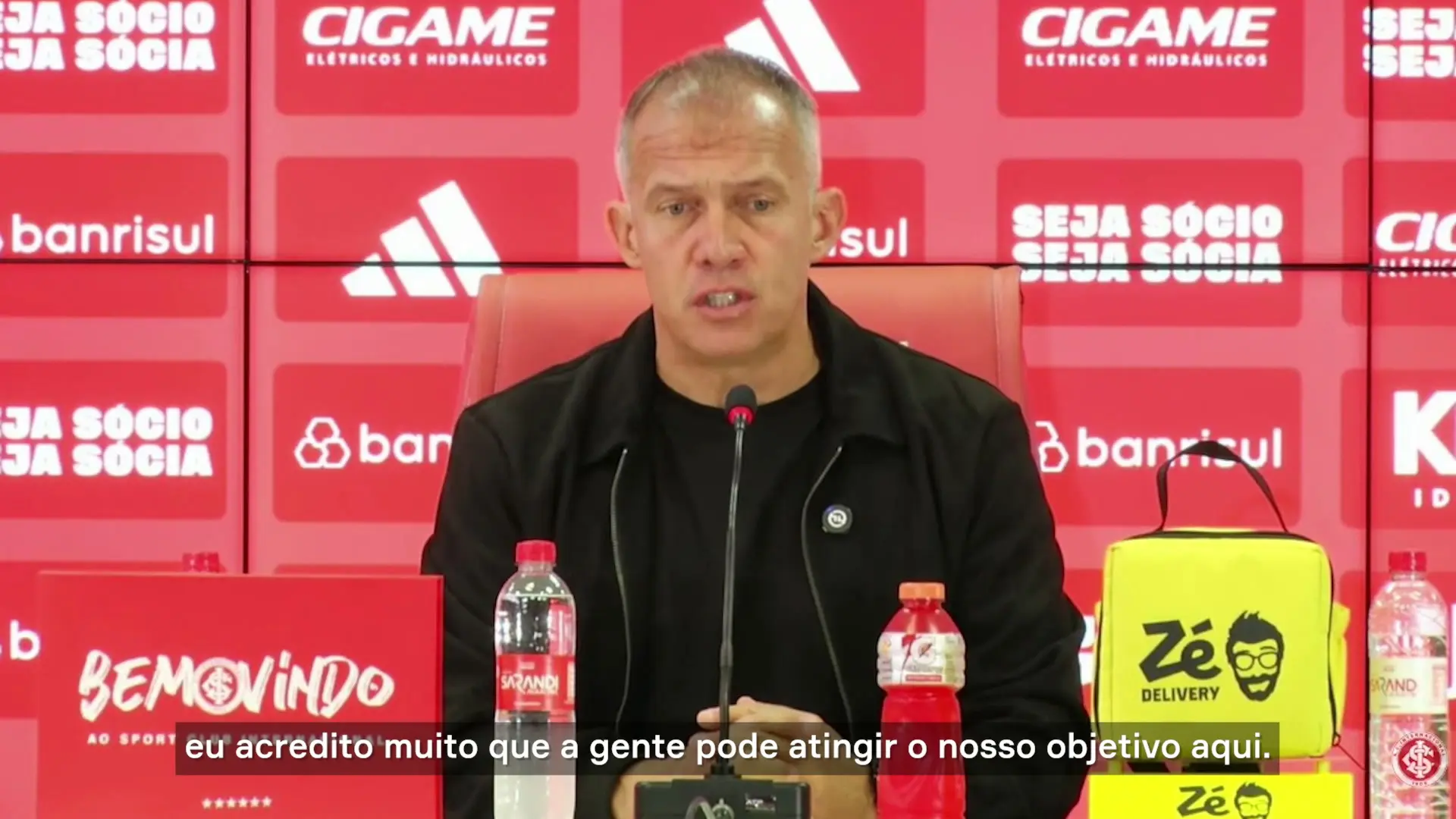 Eduardo Baptista otimista na chegada ao Inter: ‘Surpreendeu a energia’