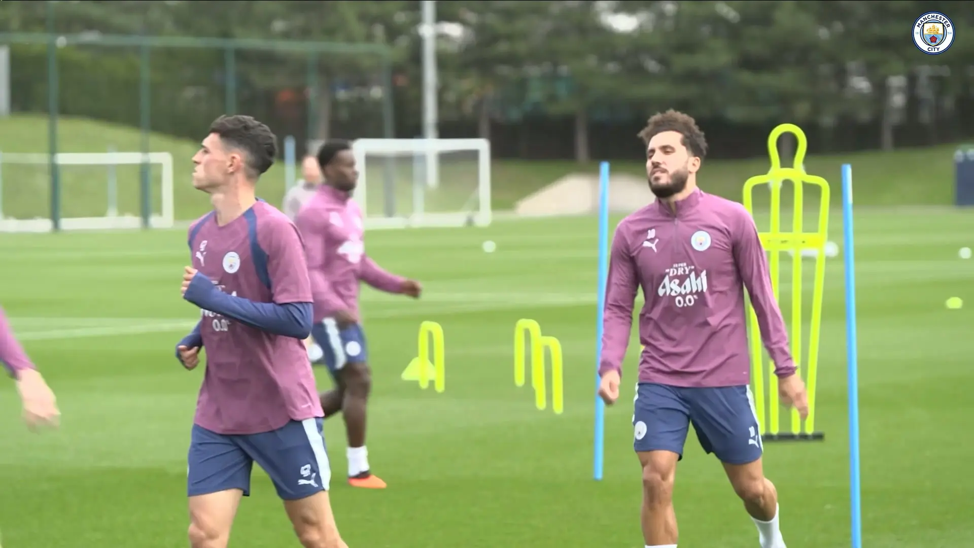 Último treino do Manchester City antes de pegar o Porto