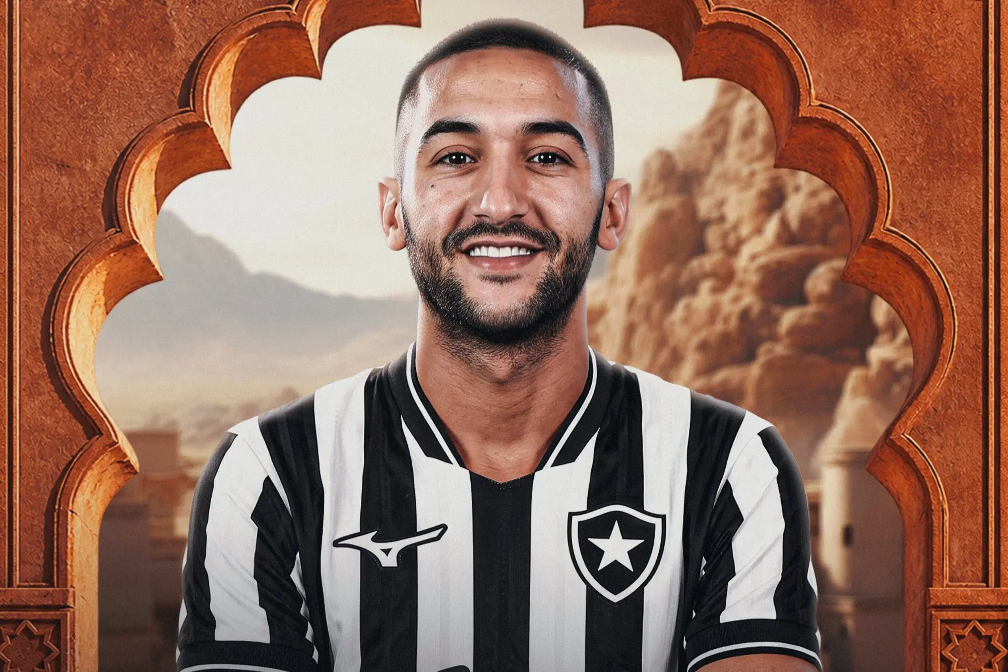 Botafogo anuncia contratação de Hakim Ziyech até 2028