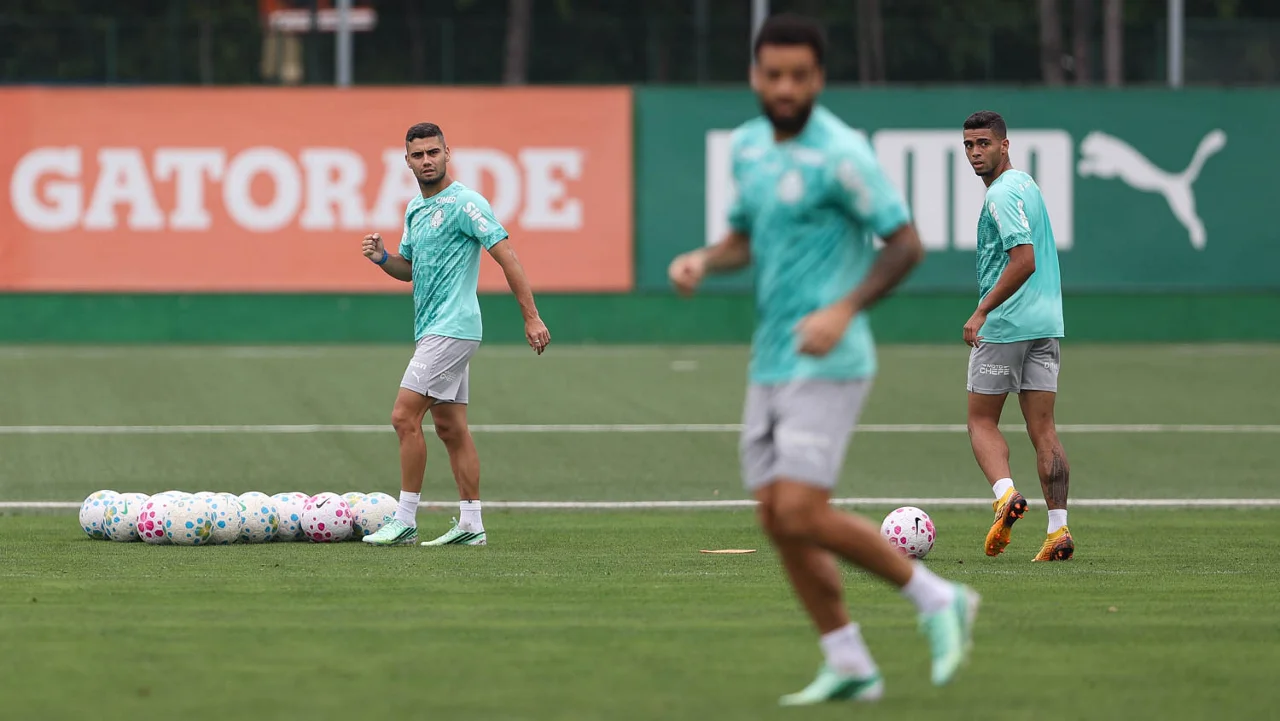 Veja fotos do treino do Palmeiras desta terça-feira