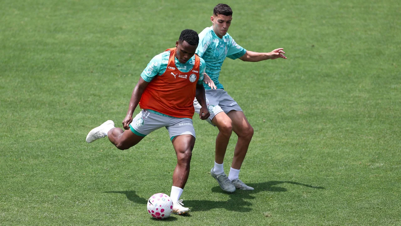 Veja fotos do treino do Palmeiras nesta sexta-feira