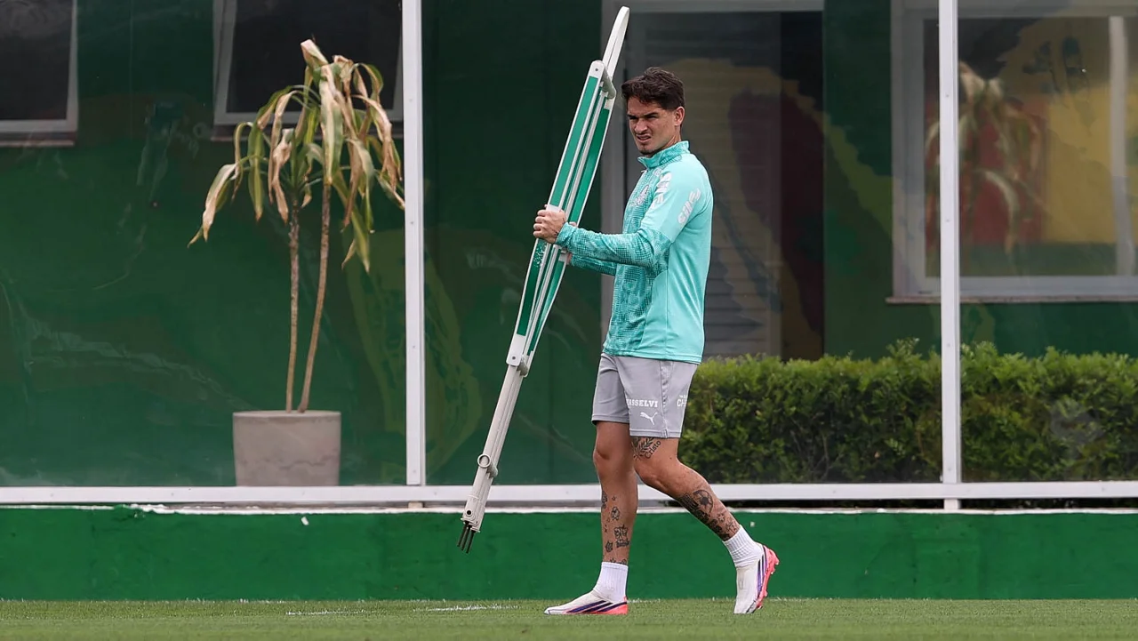 Veja fotos da reapresentação do Palmeiras após abrir vantagem na semi da Libertadores