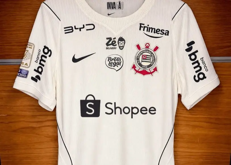 Corinthians anuncia Shopee como patrocinadora máster para reta final do Brasileirão