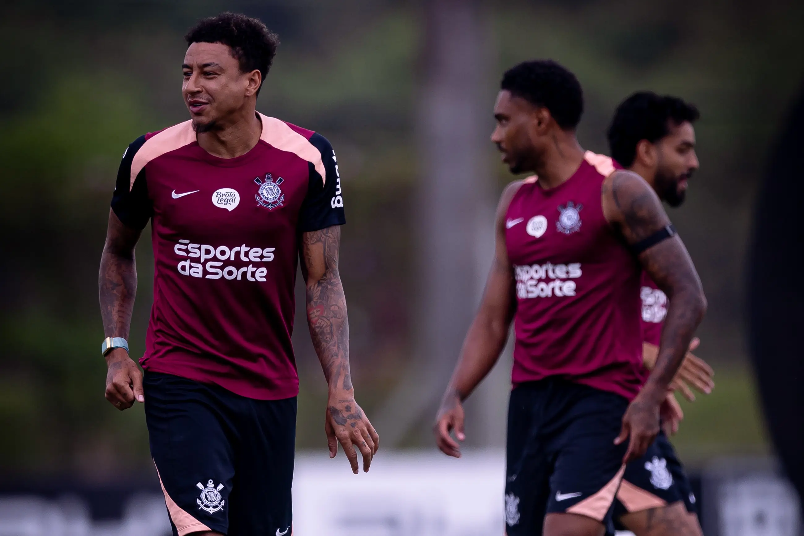 Veja fotos do treino do Corinthians nesta quinta-feira