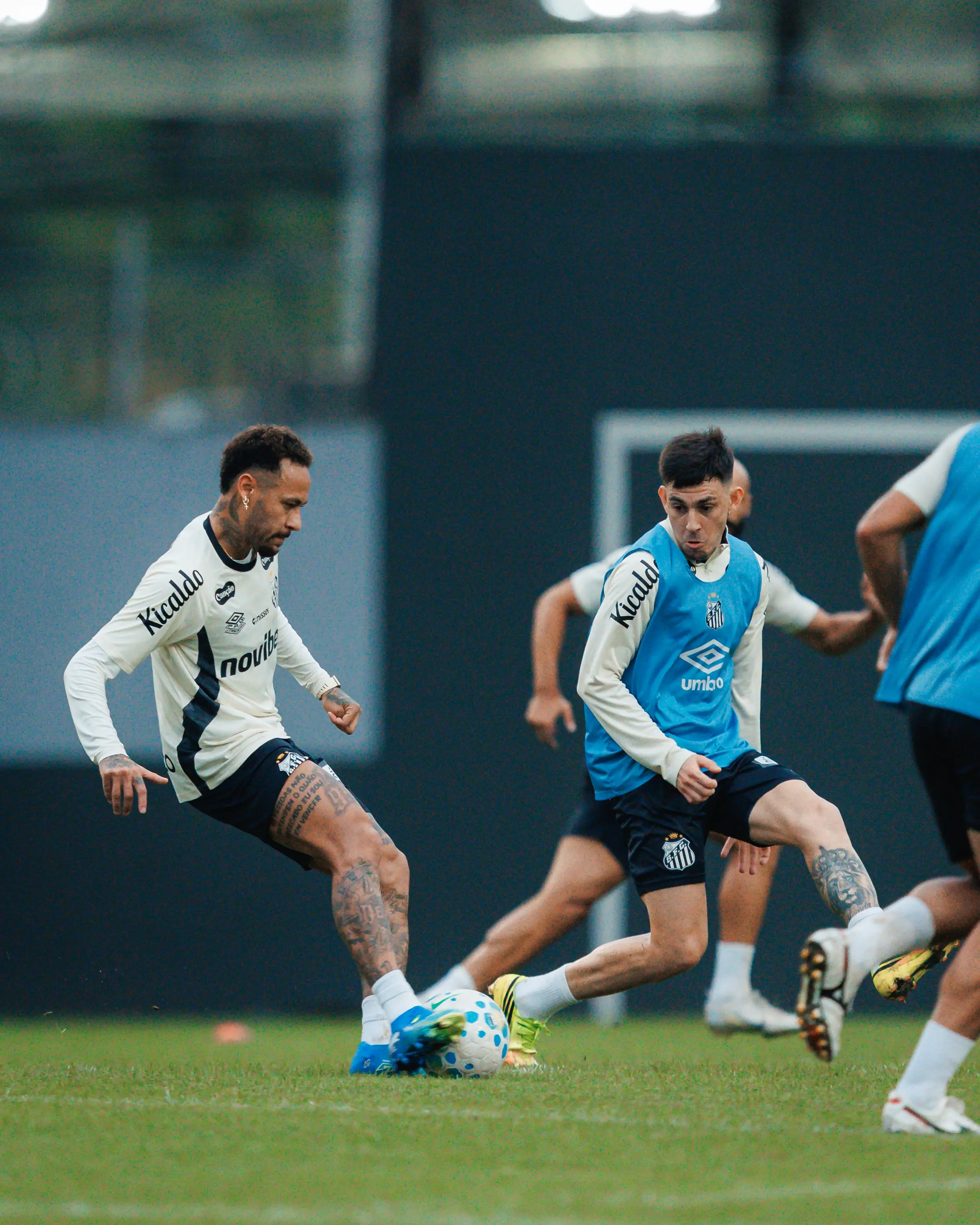 Veja galeria de fotos do treino do Santos nesta quinta-feira