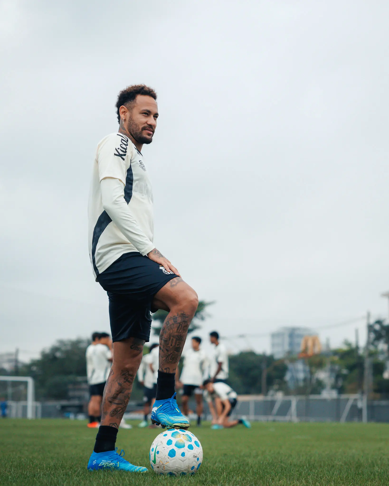 Santos intensifica preparação no CT Rei Pelé para confronto contra o Flamengo​‌​