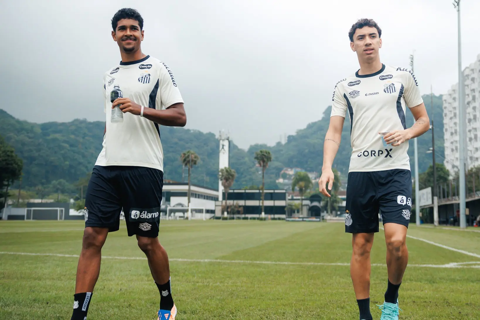 Com Bontempo de volta, Santos segue preparação para enfrentar o Flamengo