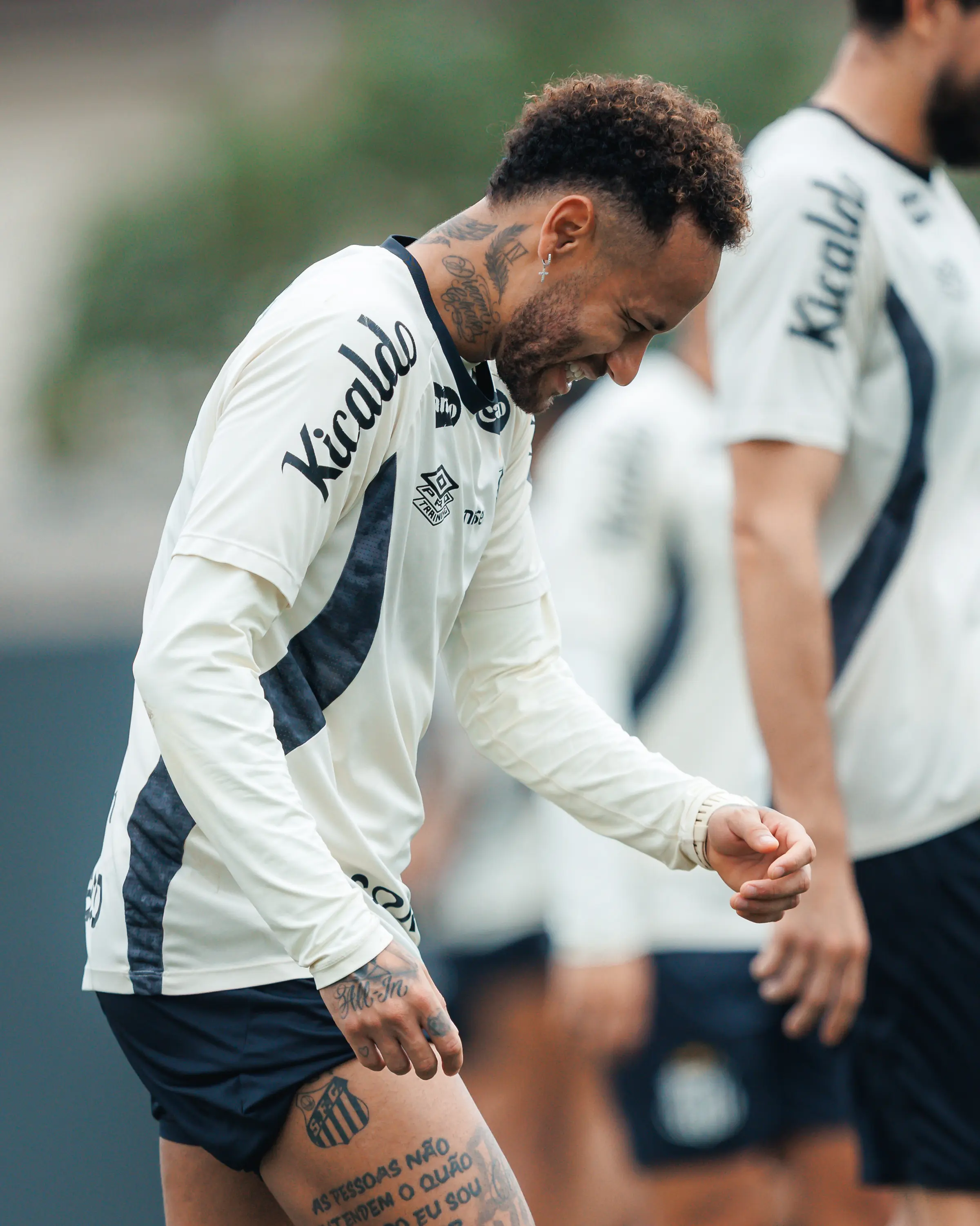 Treino do Santos: veja fotos do último treino do Peixe antes de enfrentar o Flamengo