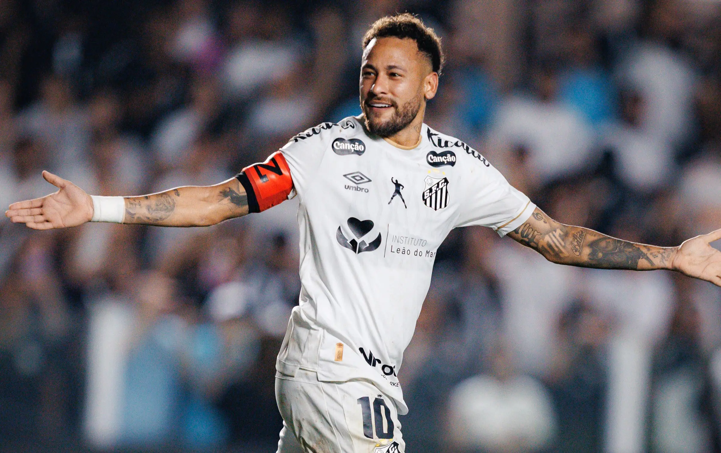 Neymar brinca sobre torcida pelo Flamengo após empate com Santos: “No fundo, sou Mengão”