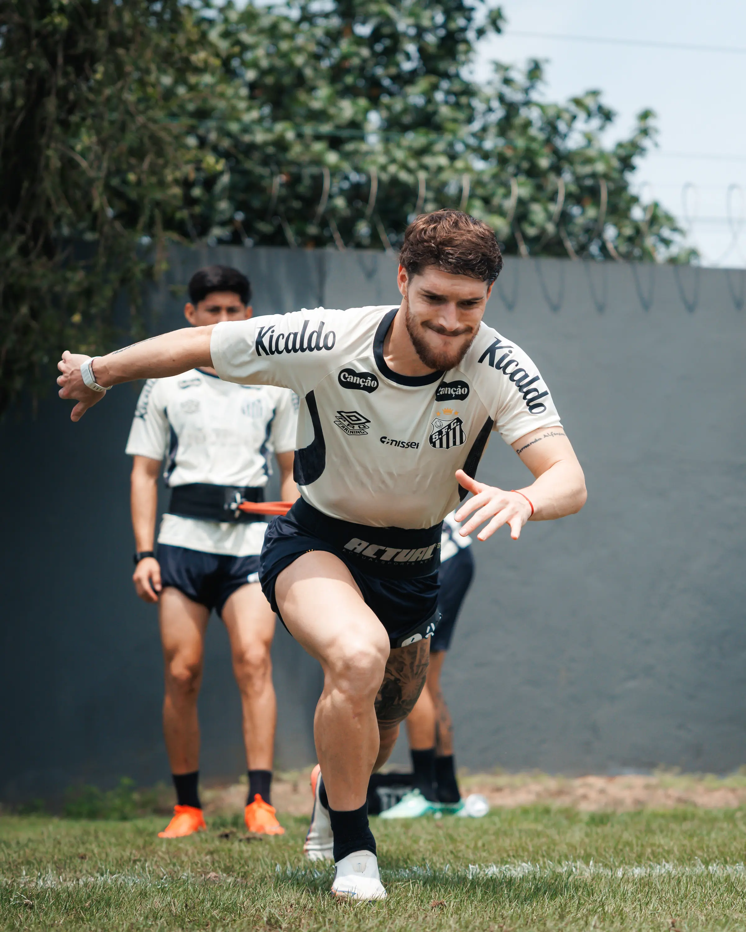 Treino do Santos: veja fotos da atividade do Peixe desta quarta-feira