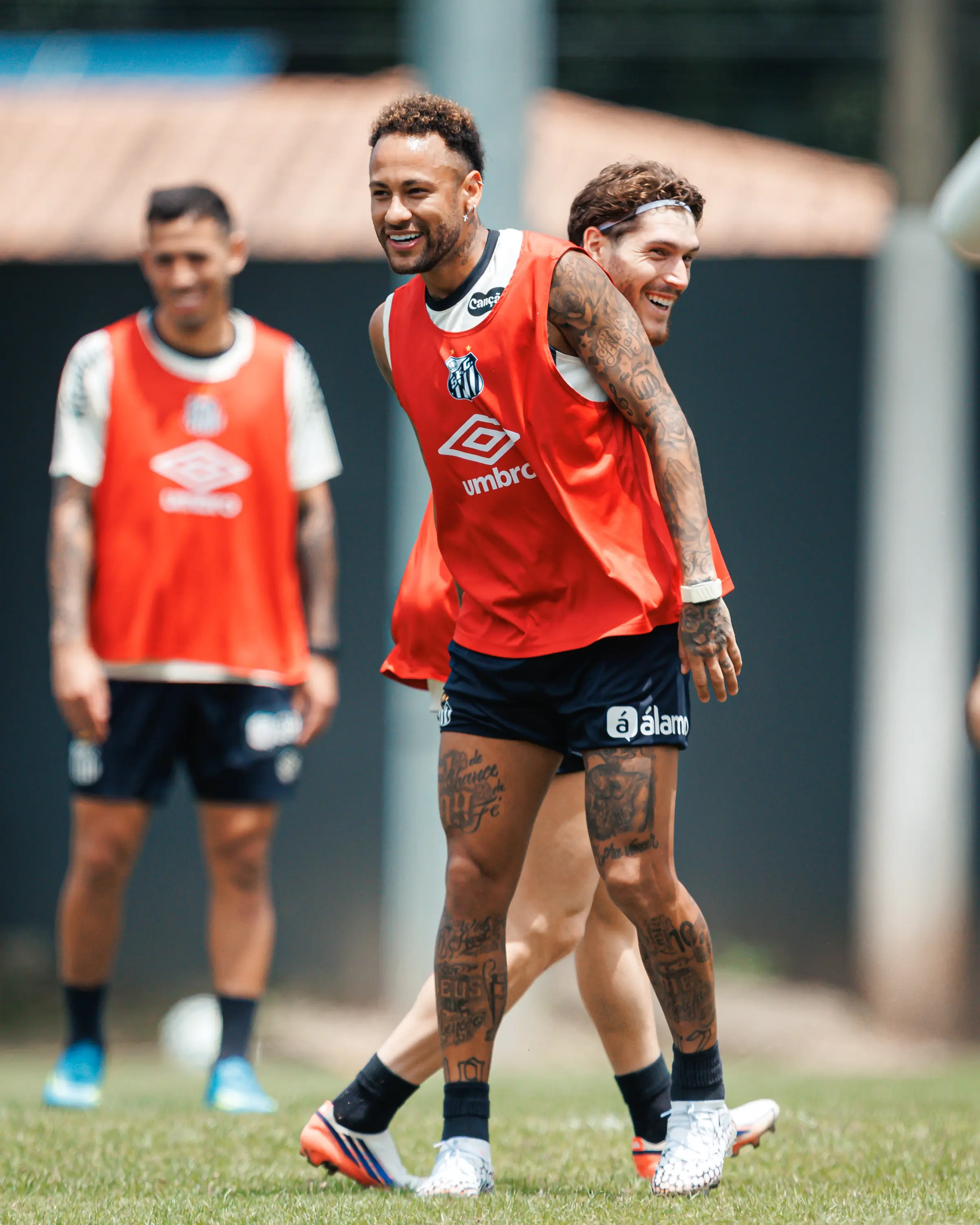 Treino do Santos: veja fotos das atividades do Peixe nesta quarta-feira