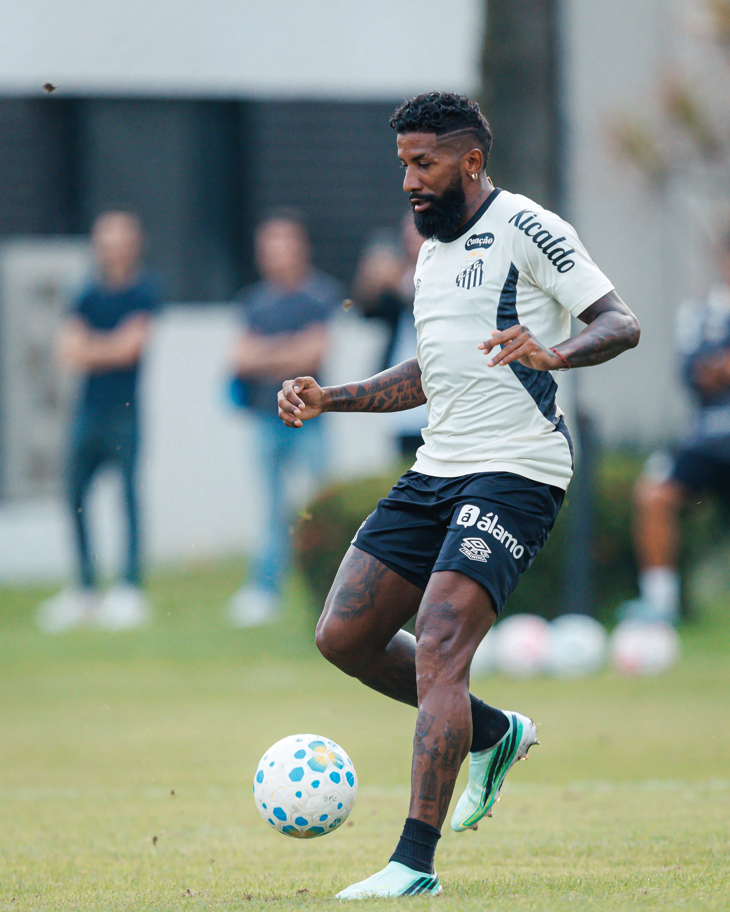 Treino do Santos: veja fotos da última atividade do Peixe antes de pegar o Bahia
