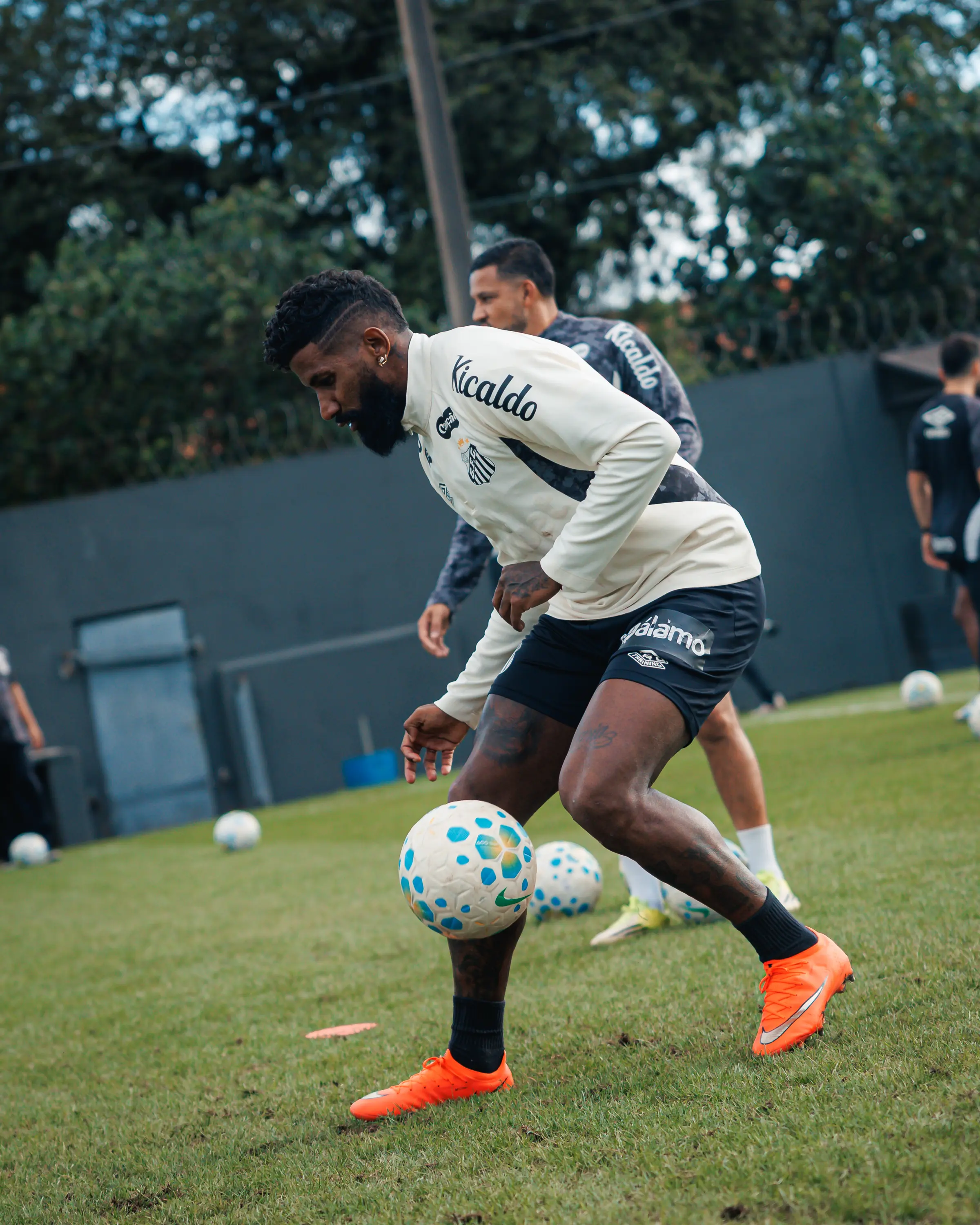 Veja fotos do treino do Santos desta terça-feira