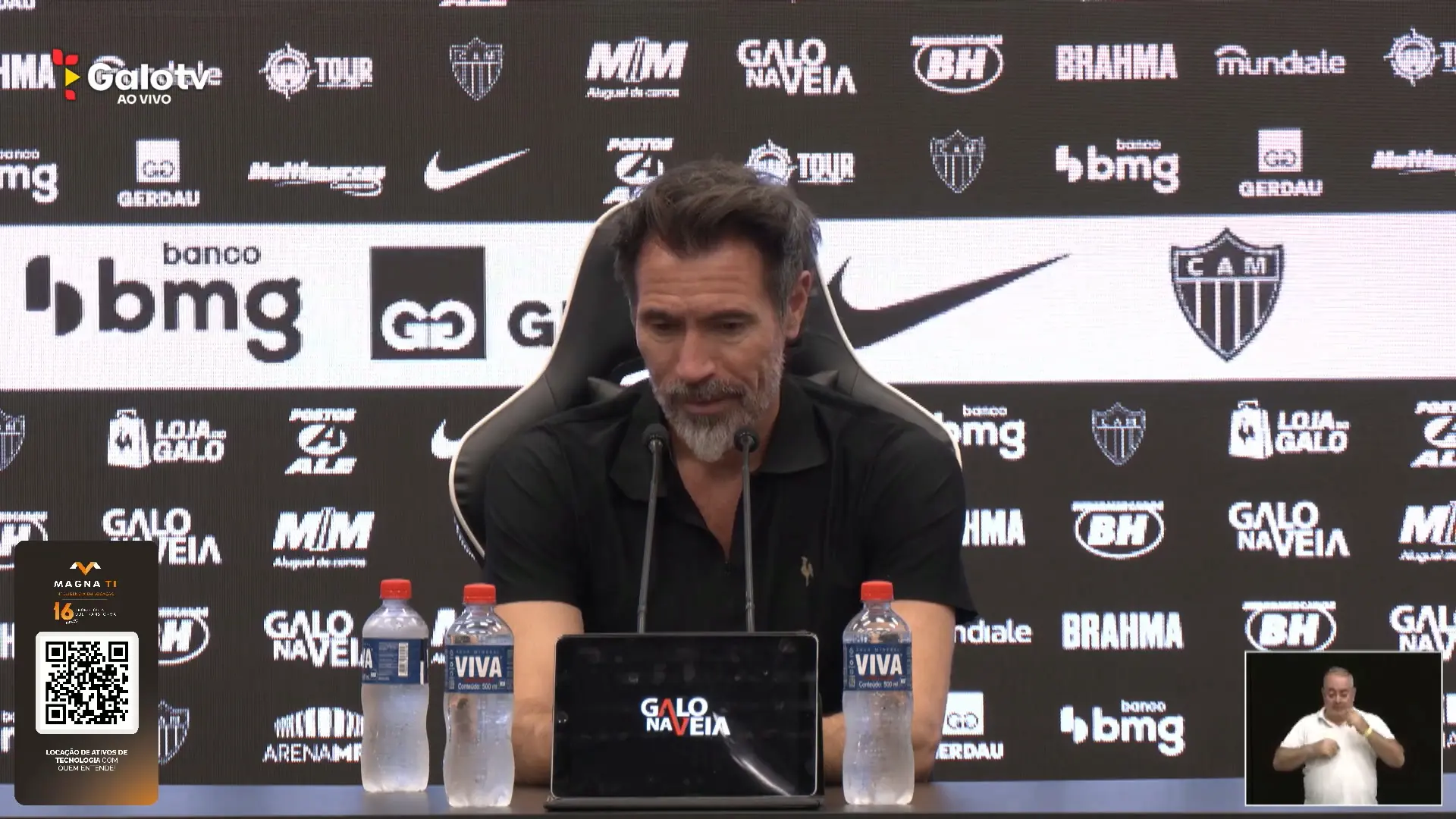 Eduardo Dominguez destaca nova reação do Atlético e valoriza jogadores: “Muito difícil o que estão fazend