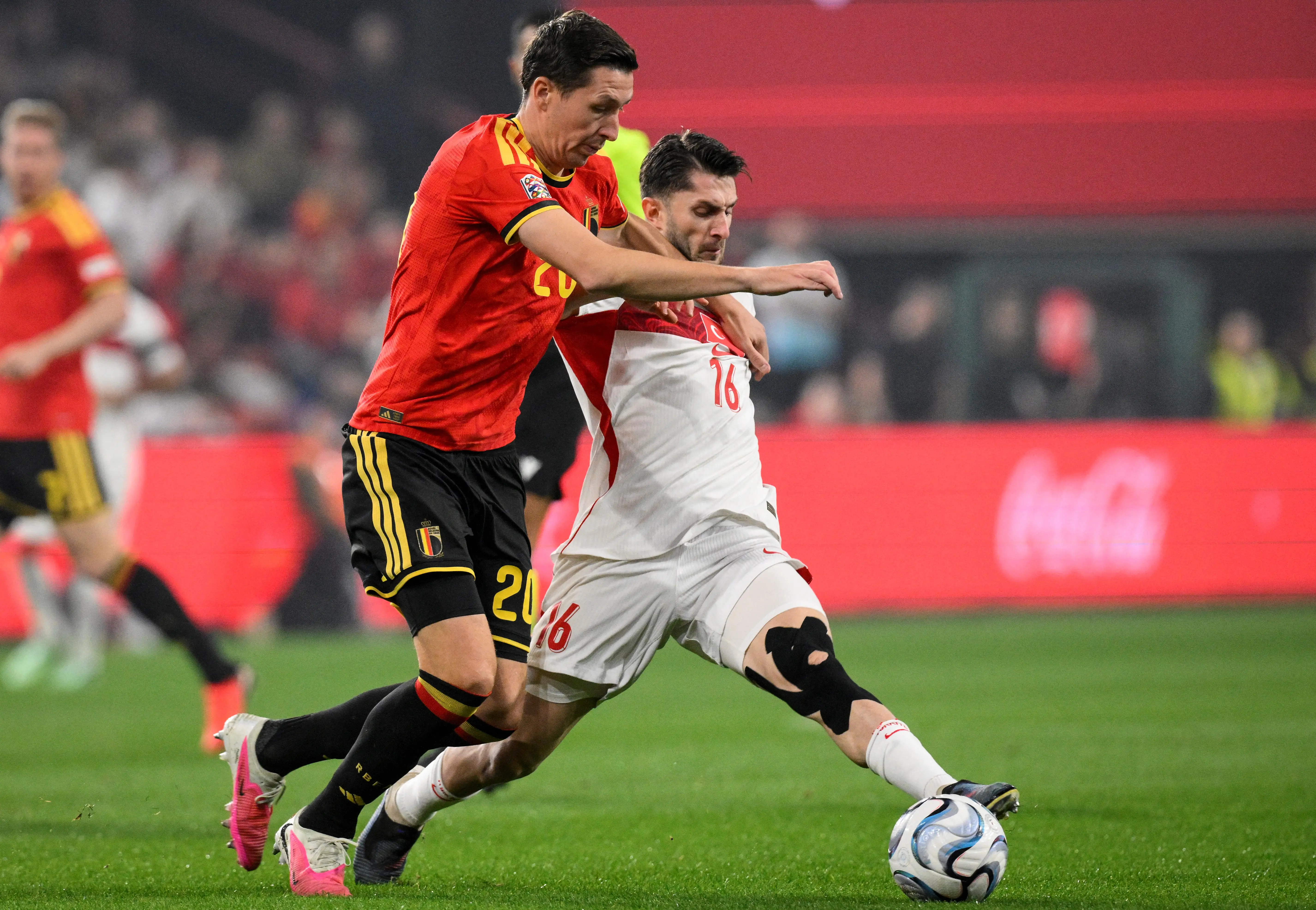 Veja fotos do duelo entre Bélgica e Turquia pela Liga das Nações