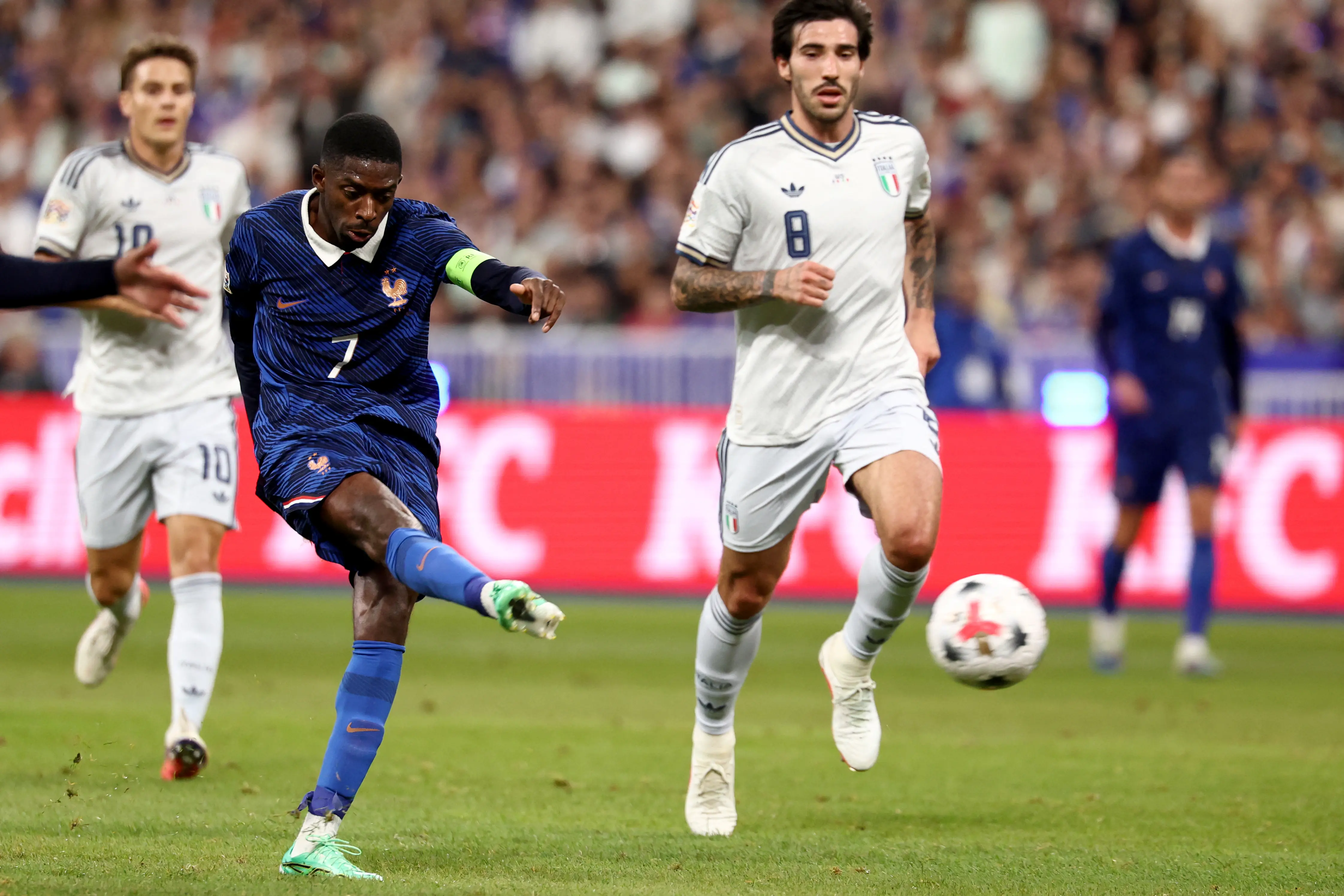 Veja fotos de França x Itália pela terceira rodada da Liga das Nações