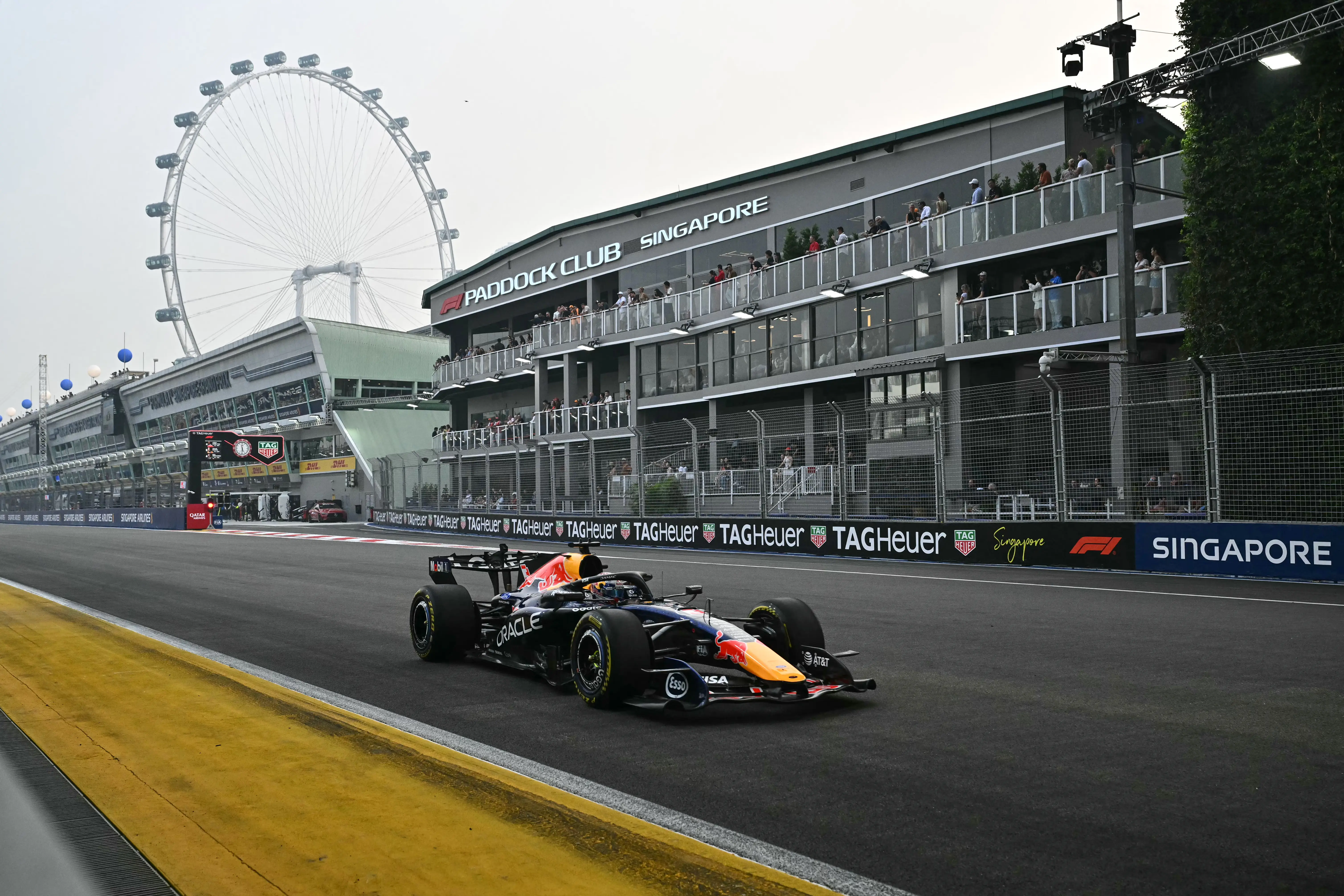 Veja fotos do treino livre único do GP da Singapura da F1