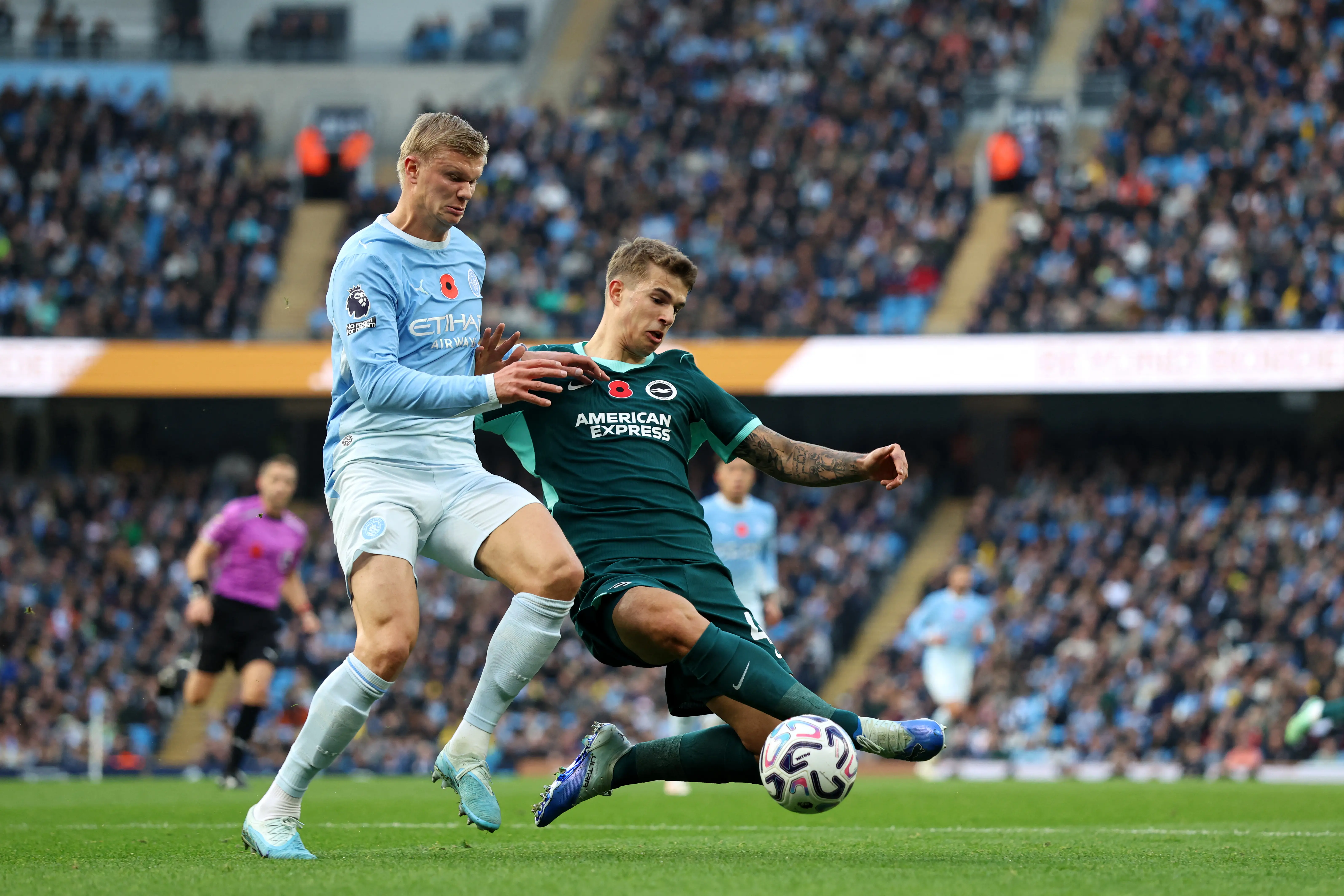 Veja fotos do confronto entre Manchester City e Brighton pelo Campeonato Inglês