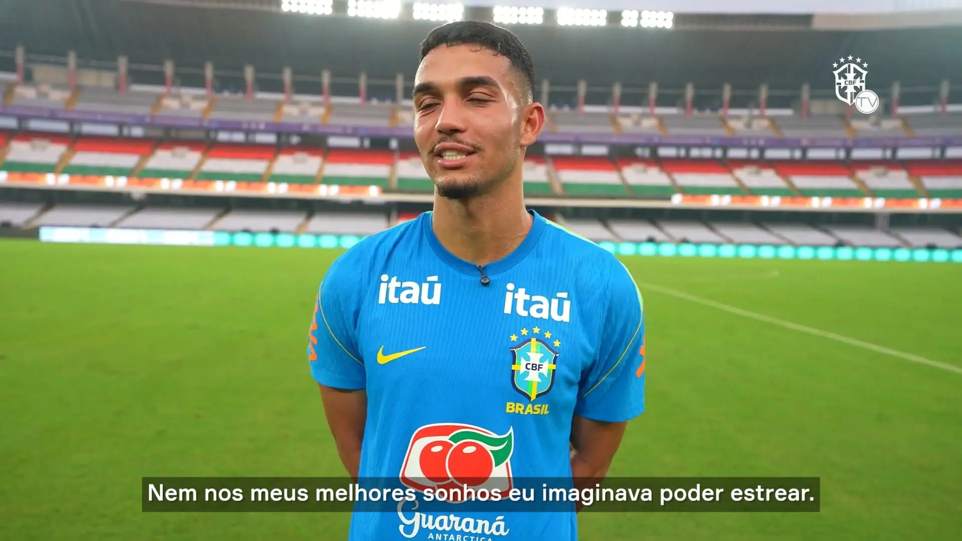 Arthur Dias celebra estreia pela Seleção e projeta amistoso em Calcutá