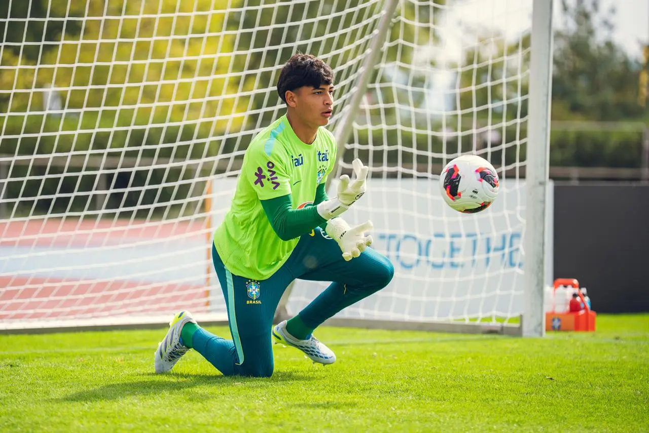 Goleiro do Santos celebra convocação para o Mundial sub-17: “Realização de um sonho”