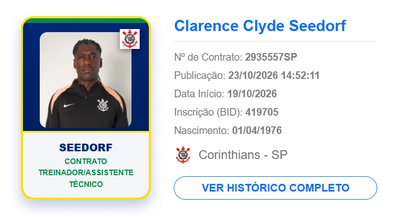 Seedorf Corinthians