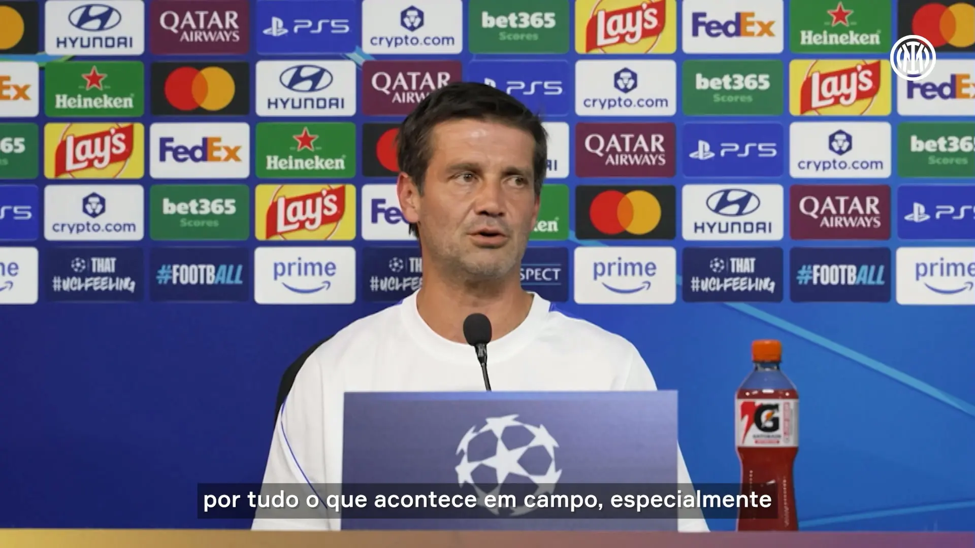 Chivu defende jogadores antes do duelo da Inter com o Shakhtar: “Assumo total responsabilidade”