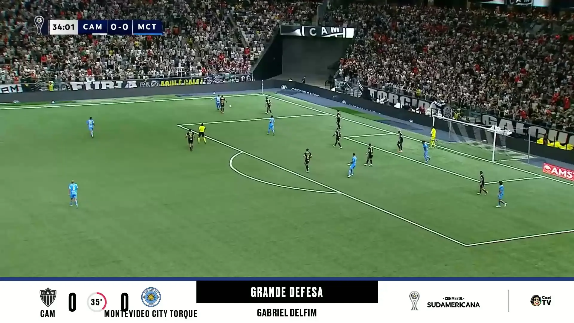 Gabriel Delfim faz defesa espetacular e salva o Atlético-MG na Arena MRV; veja o lance
