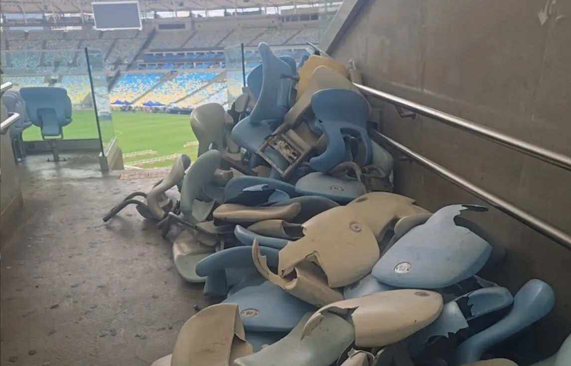 Flamengo relata depredações no Maracanã após Vasco x Boca Juniors