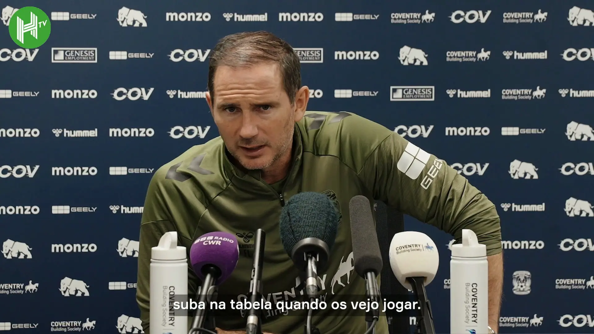 Lampard prega cautela no Coventry contra o Tottenham
