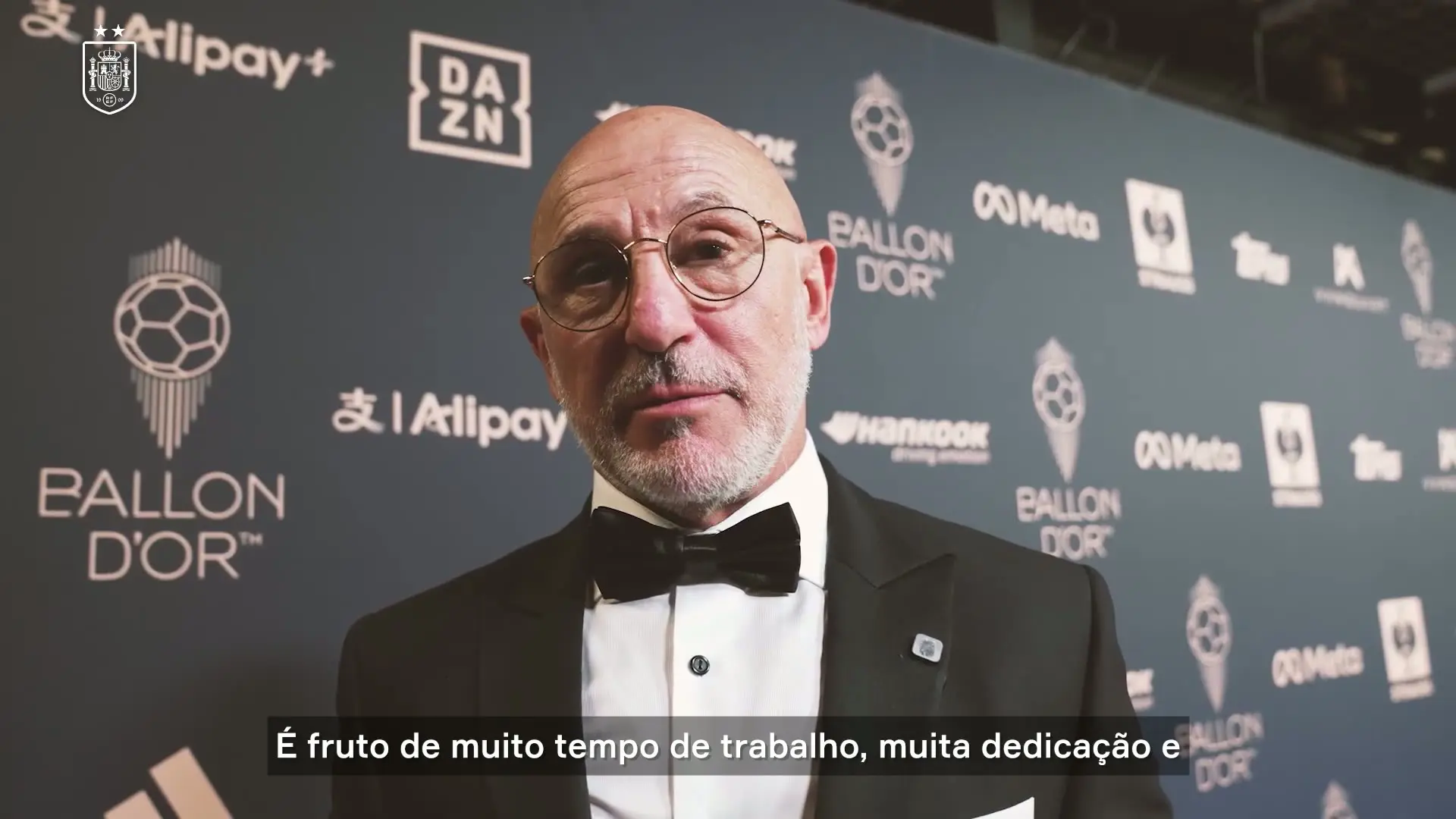 Luis de la Fuente fala sobre o prémio de treinador do ano na Bola de Ouro