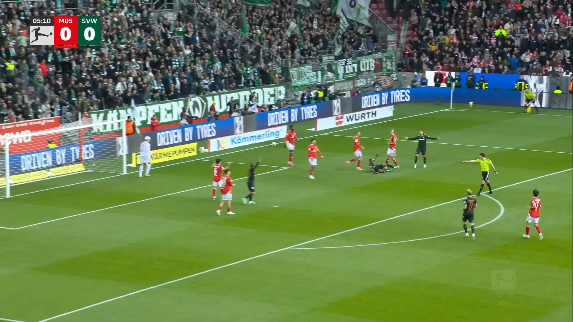 Melhores momentos: Mainz 2 x 3 Bremen pela Bundesliga