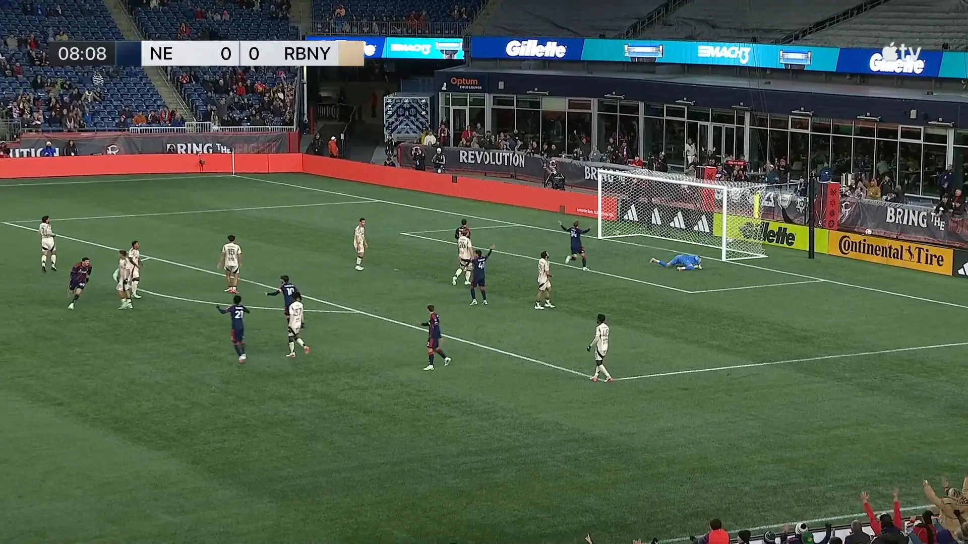 New England Revolution abre o placar com um foguete contra o New York Red Bulls; confira o lance