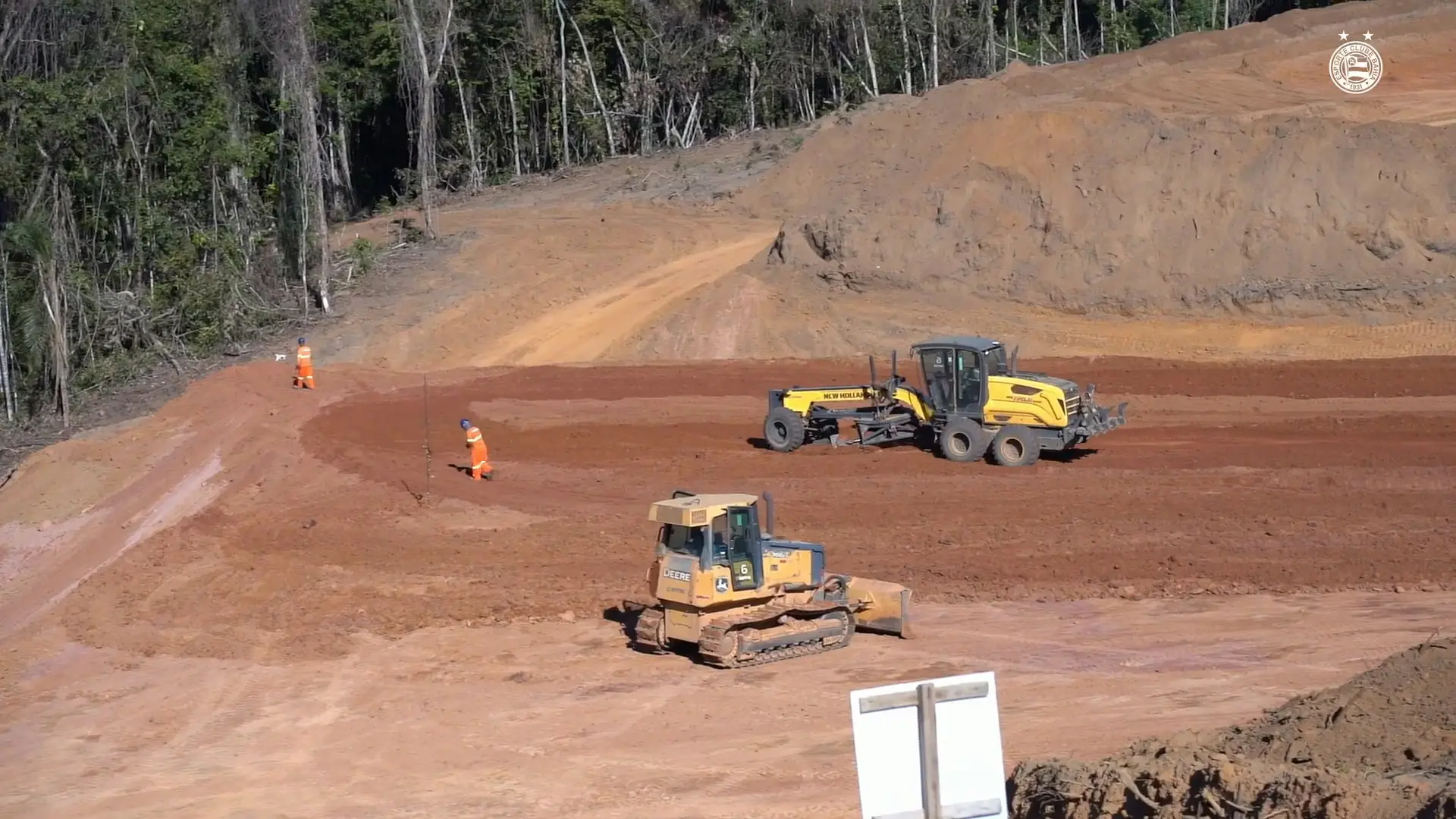 Obras do futuro CT do Bahia avançam; confira