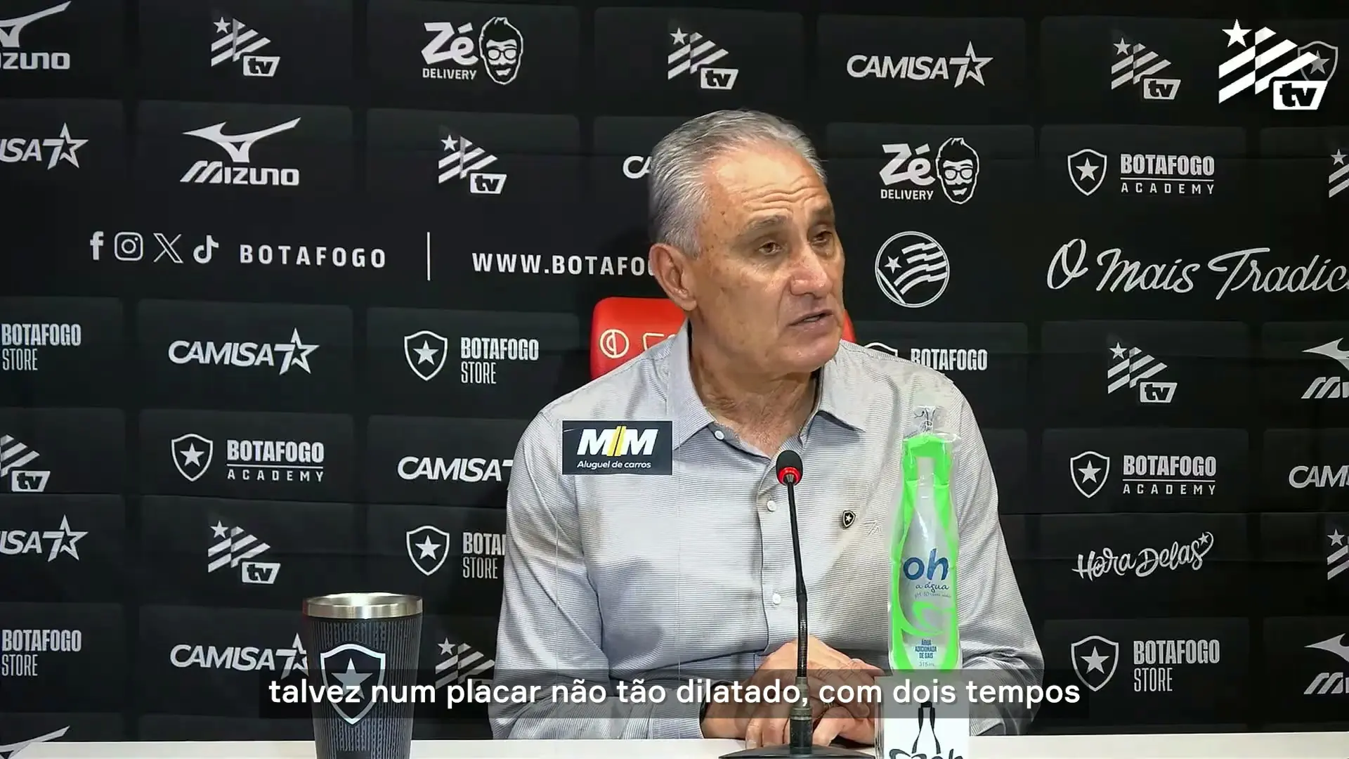 Tite analisa revés no Sul e quer a equipe do Botafogo ‘mais competitiva’