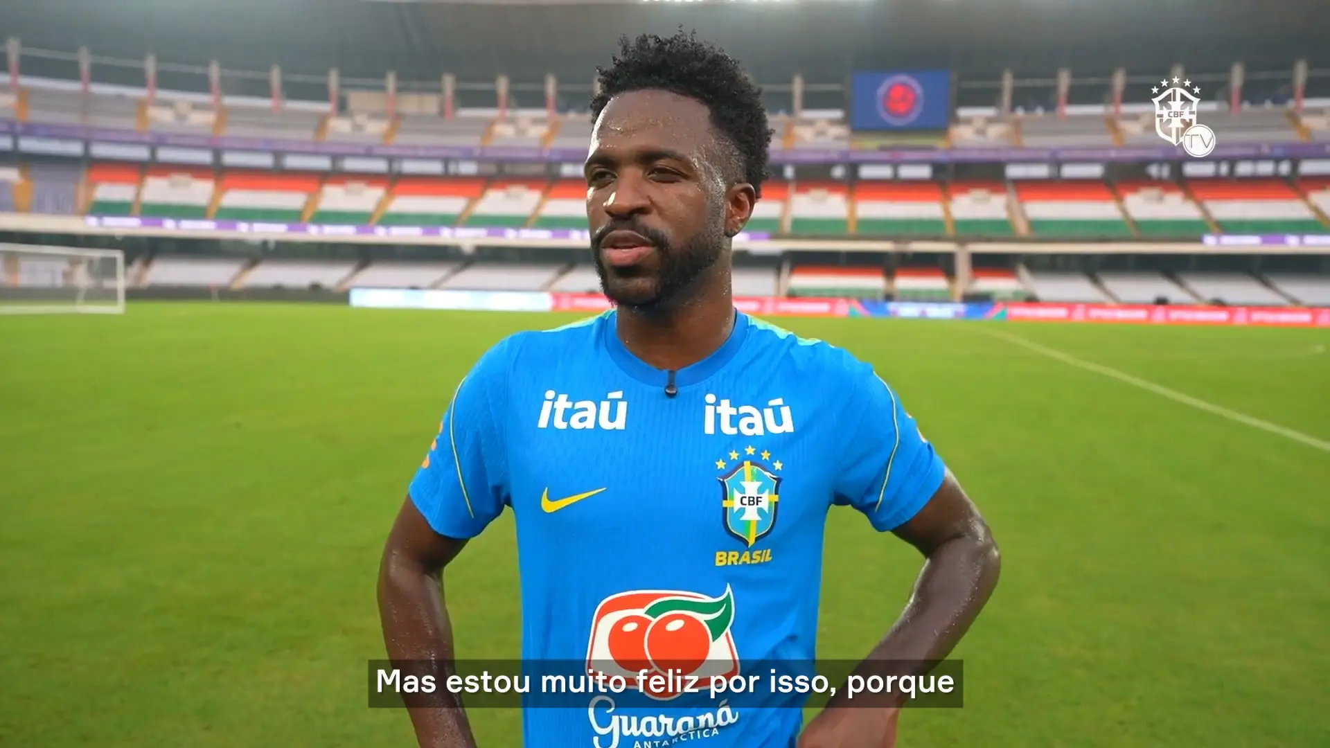 Vini Jr. destaca amistoso na Índia e contato da Seleção com torcedores
