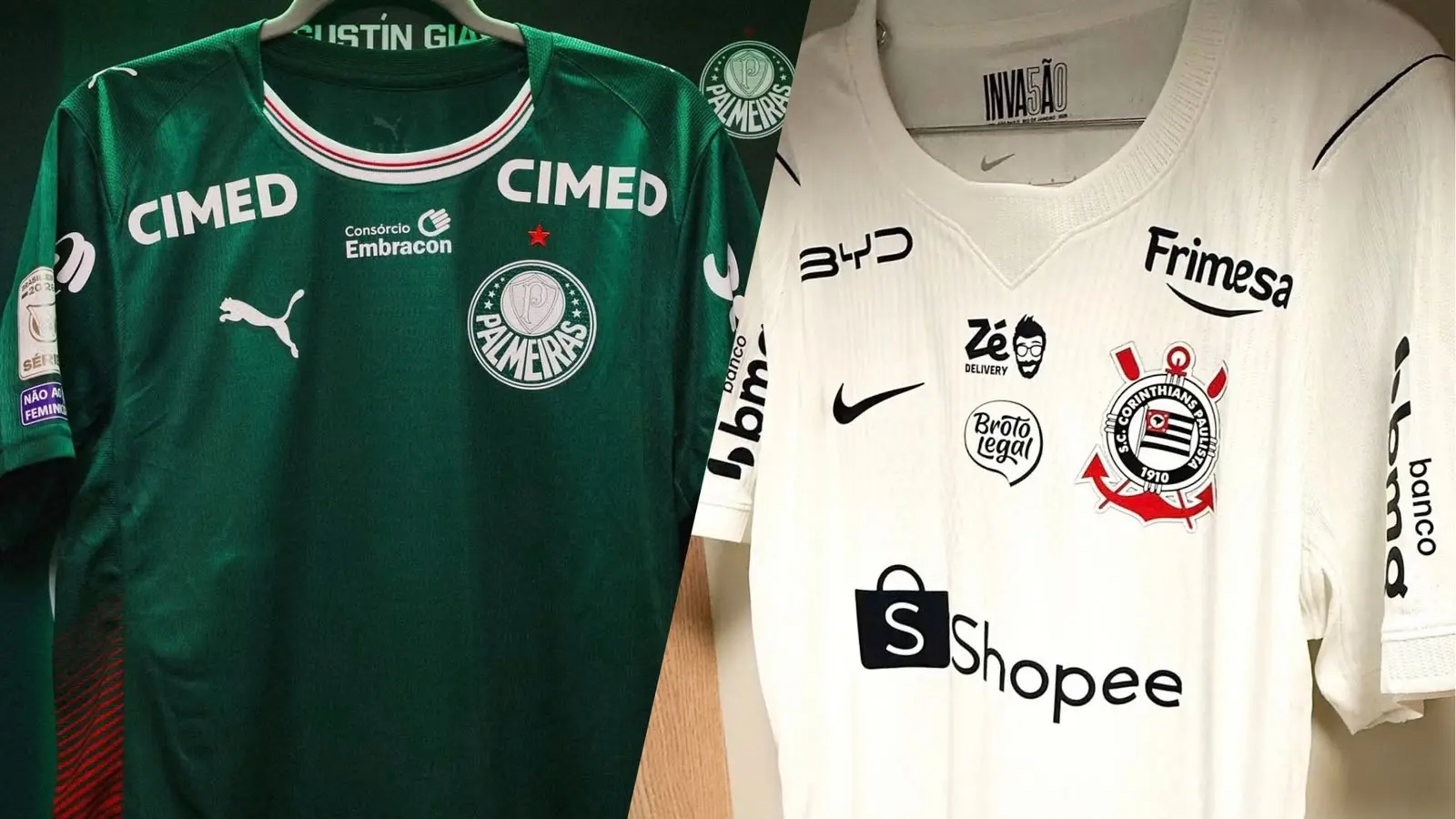 Palmeiras tem Paulinho no banco, e Corinthians faz mudanças no meio; veja escalações