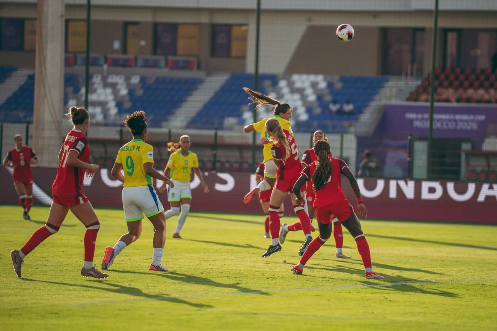 Em jogo com duas viradas, Brasil cede empate à Gana na Copa do Mundo feminina sub-17