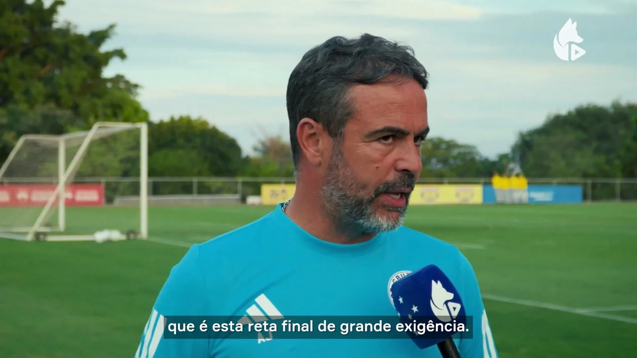 Artur Jorge projeta reta final do Cruzeiro no Brasileirão: ‘Grande exigência’
