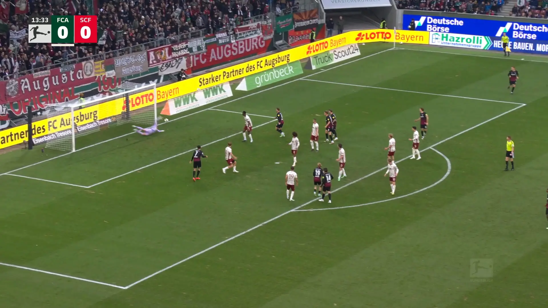 Melhores momentos: Augsburg 1 x 2 Freiburg pelo Alemão