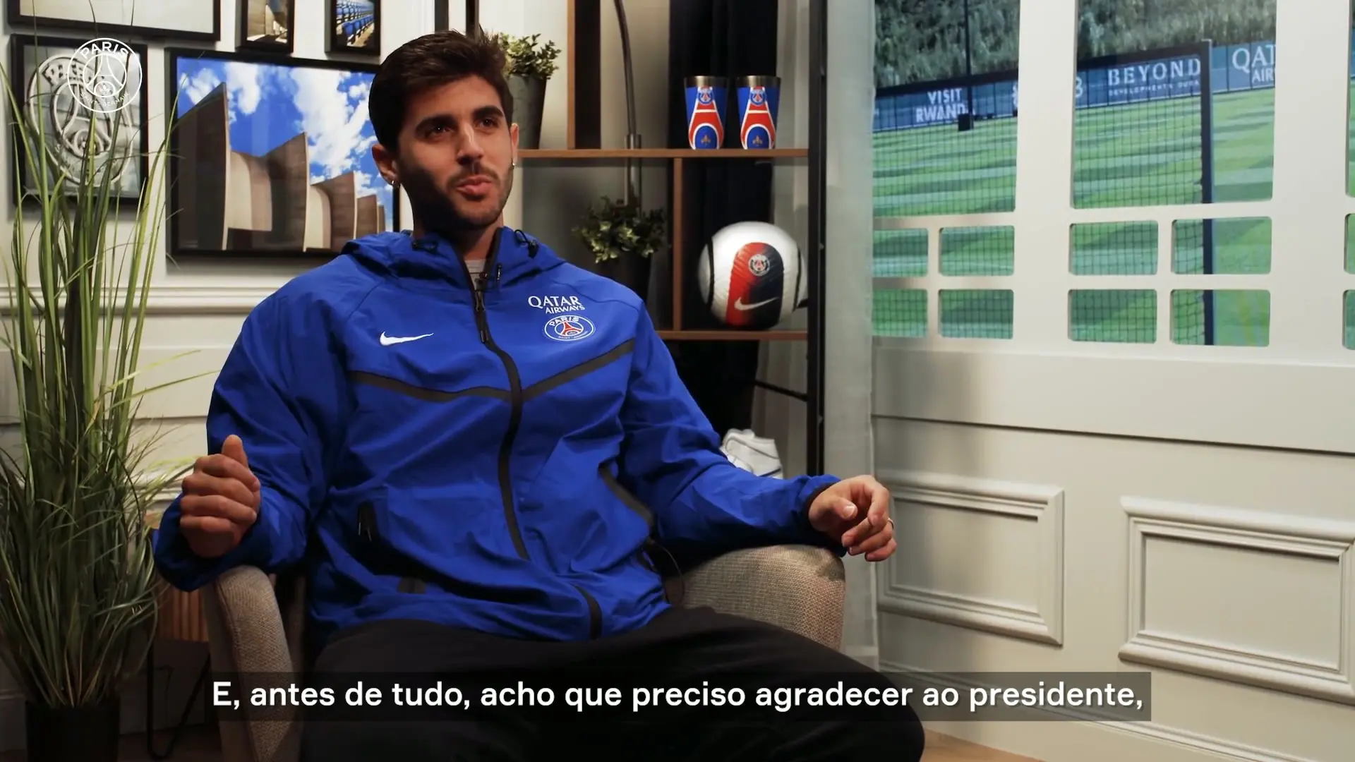 Beraldo fala sobre renovação de contrato com o PSG