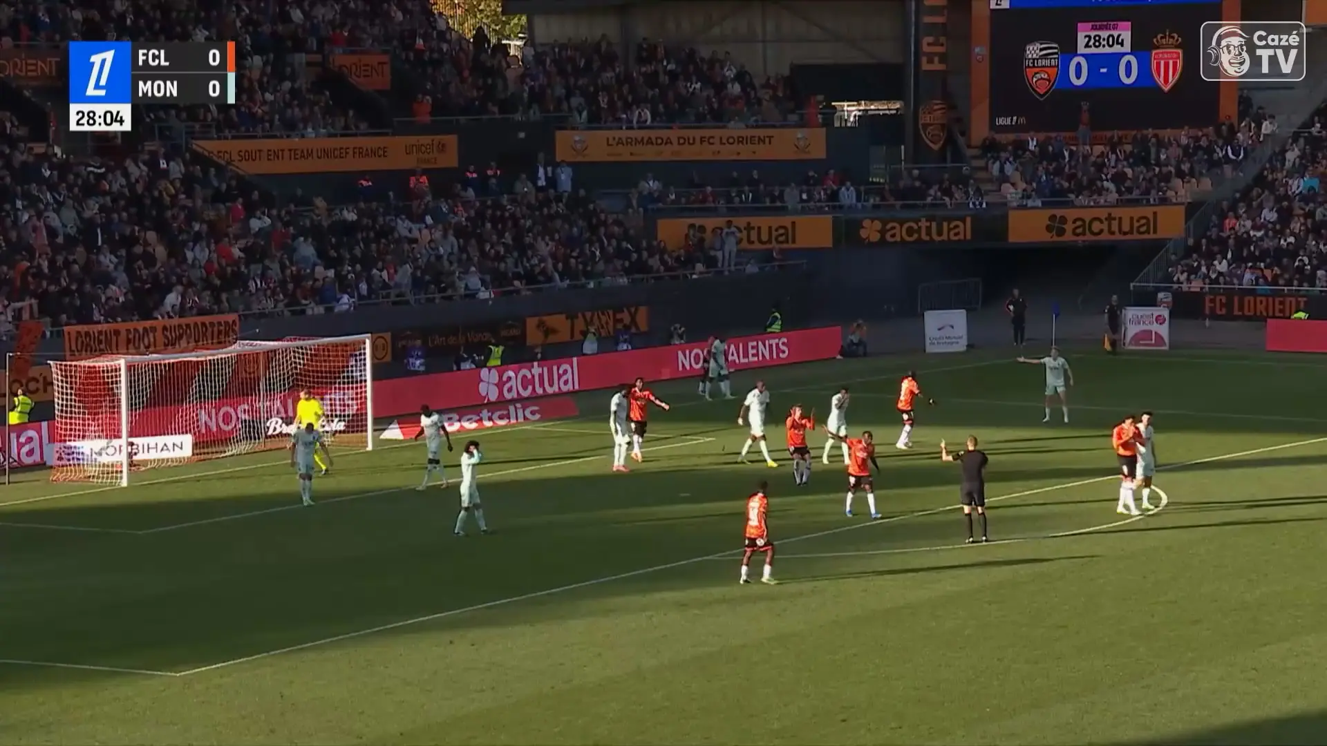 Melhores momentos: Lorient 1 x 0 Monaco pelo Francês