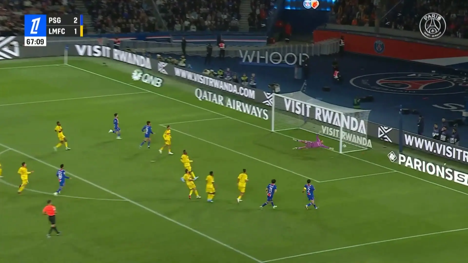 Primeiro gol de Akliouche pelo PSG