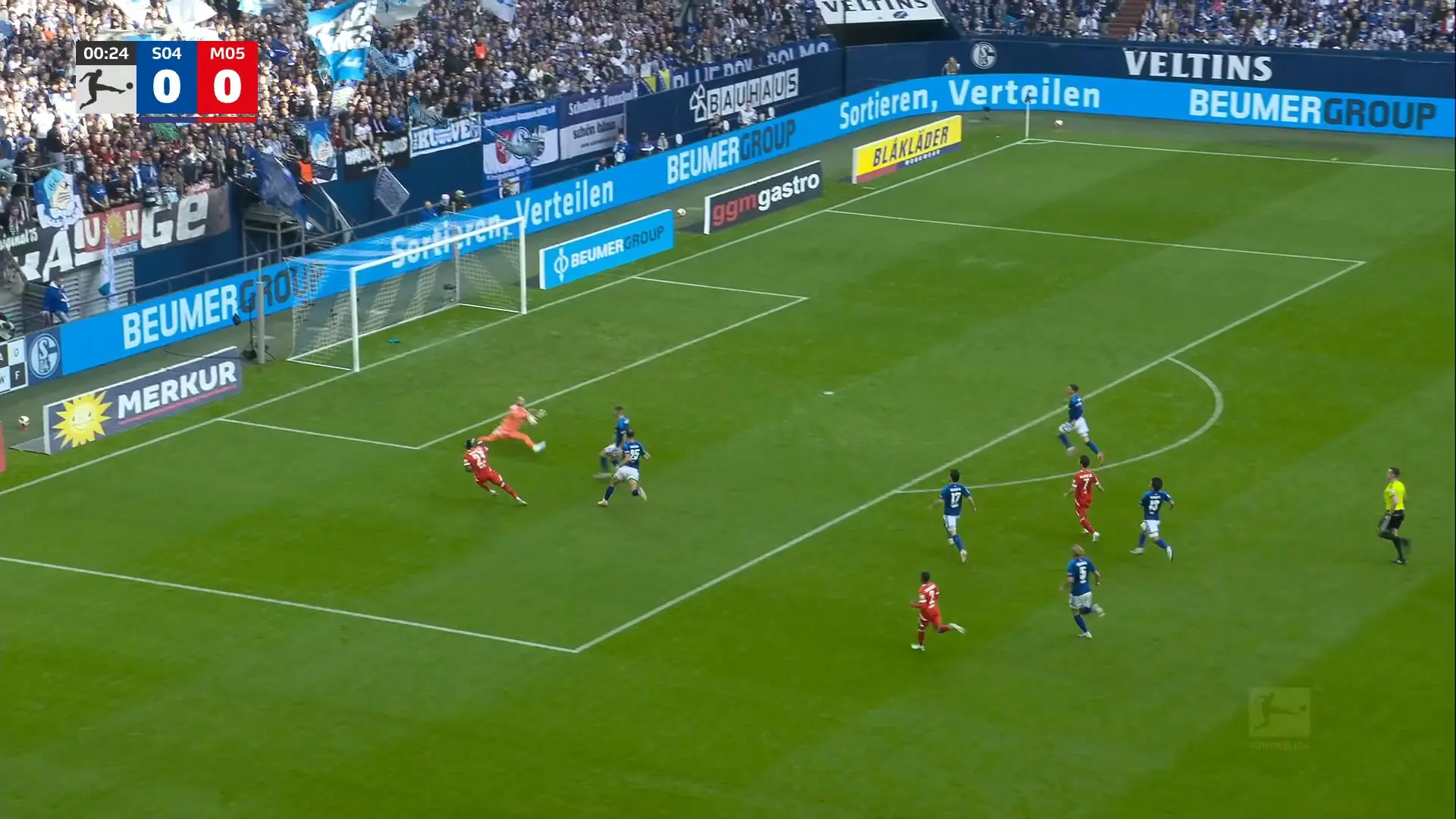 Melhores momentos: Schalke 0 x 1 Mainz pelo Alemão